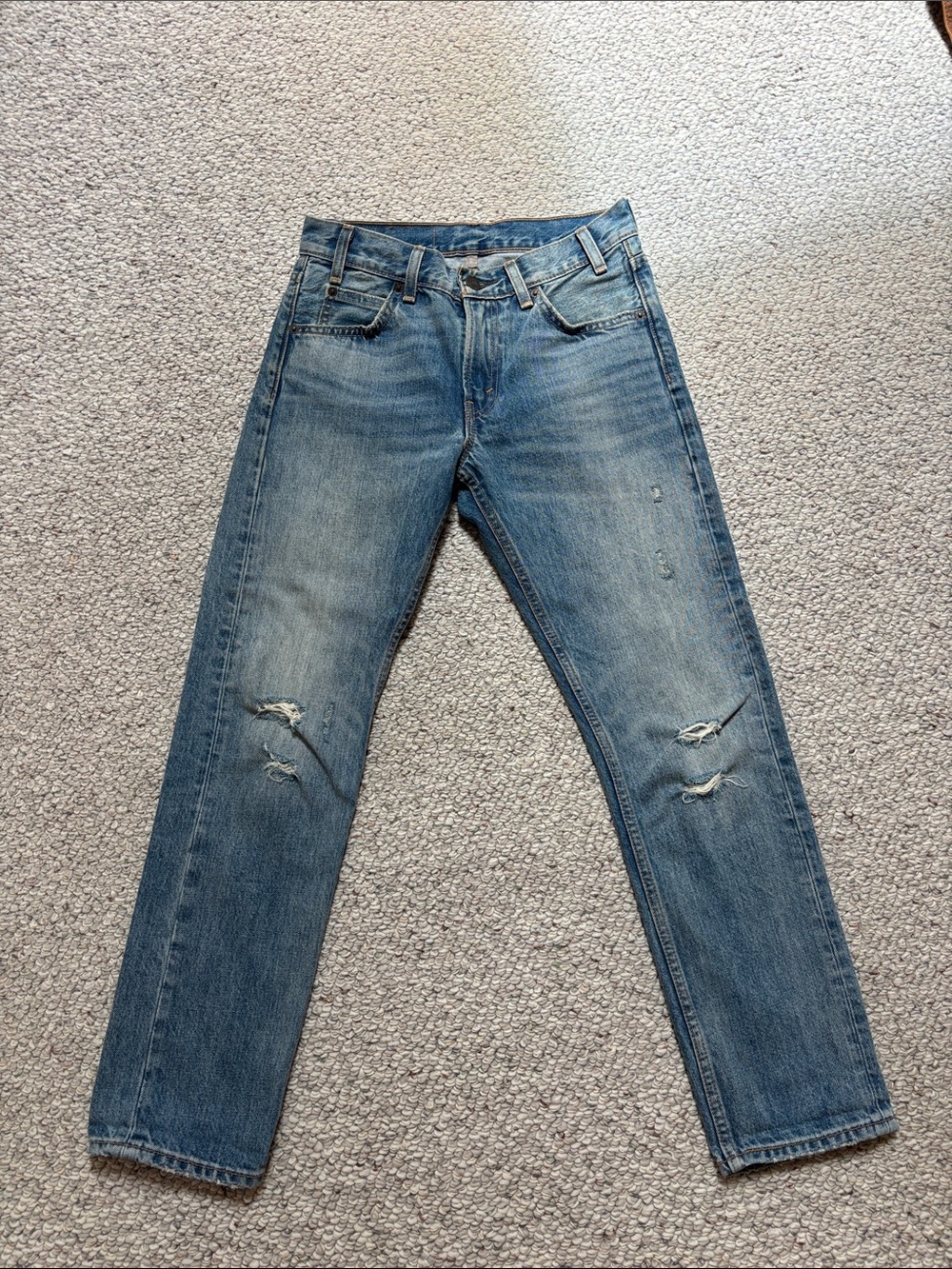 Levi’s 505C Straight Distressed Jeans